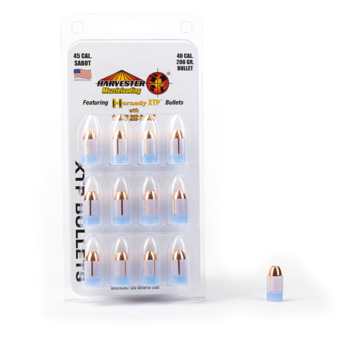 Hornady XTP Bullets - 45 Caliber Sabots - 200 Grain .400 Bullets (12 Pack)