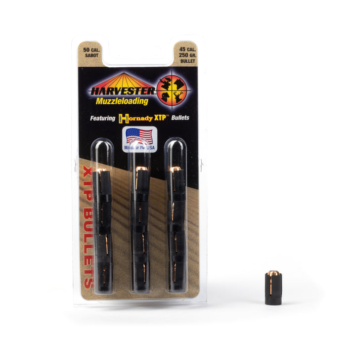 Hornady XTP Bullets - 50 Caliber Sabots - 250 Grain .452 Bullets (12 Pack)