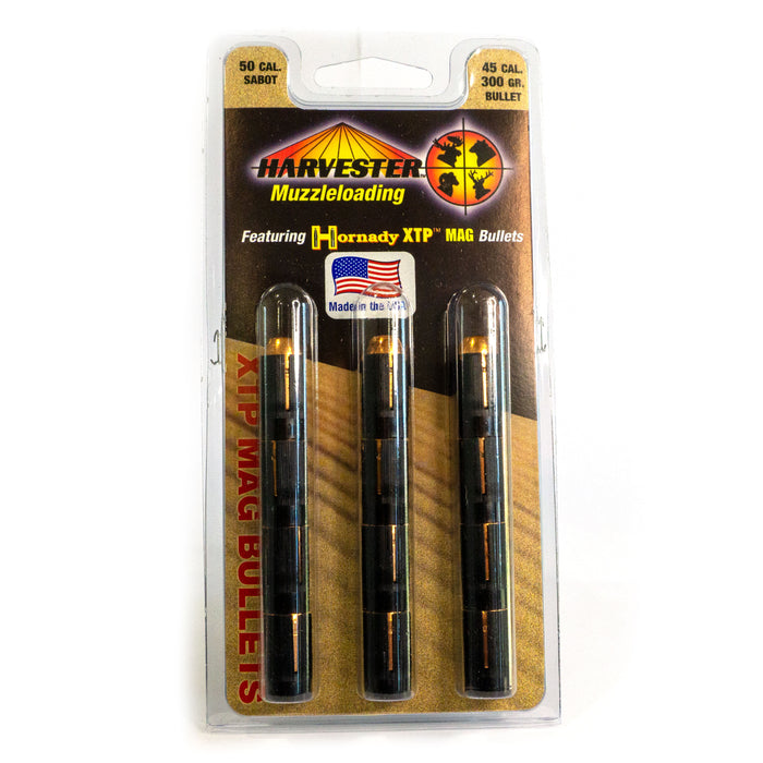 Hornady XTP MAG Bullets - 50 Caliber Sabots - 300 Grain .452 Bullets (12 Pack)