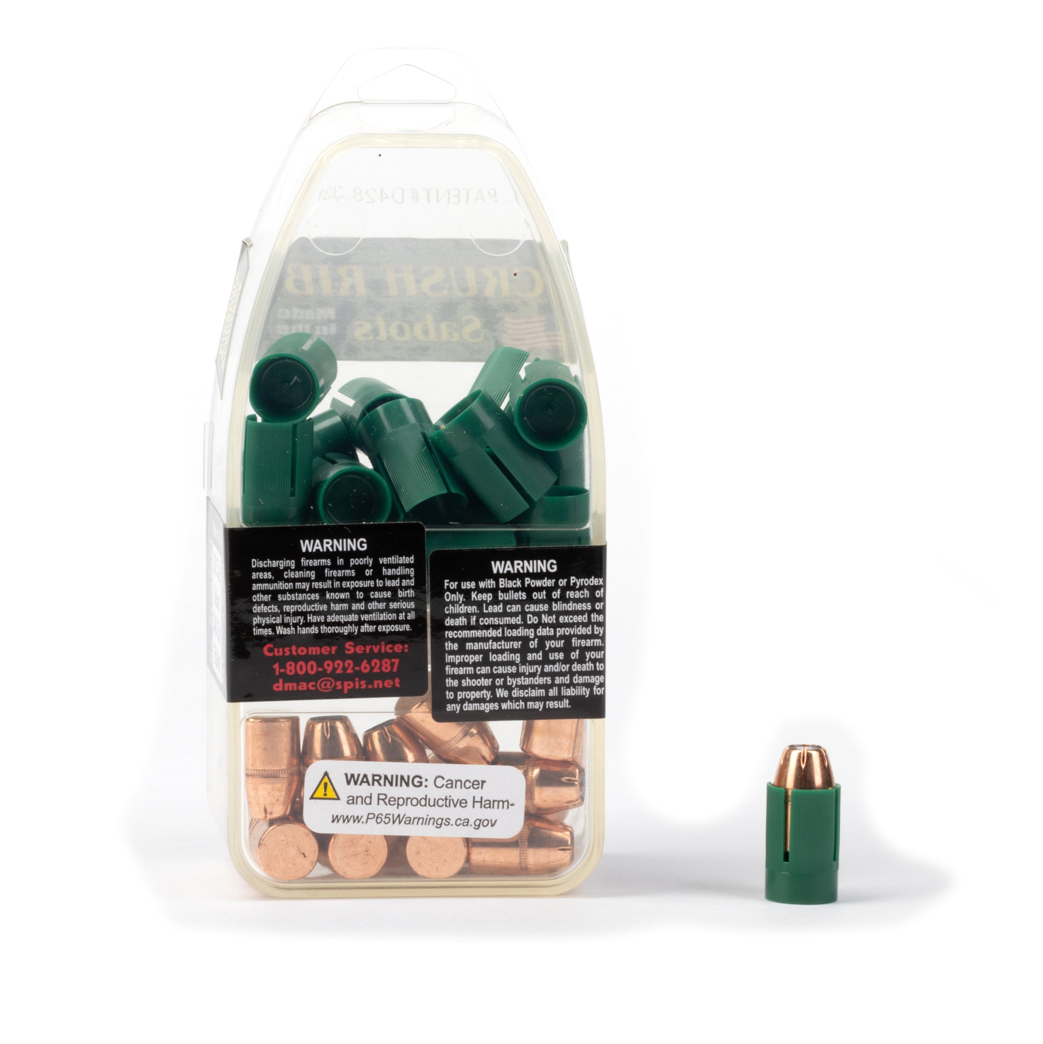 Hornady XTP Bullets 50 Caliber Sabots 240 Grain .430 Bullets (12 o